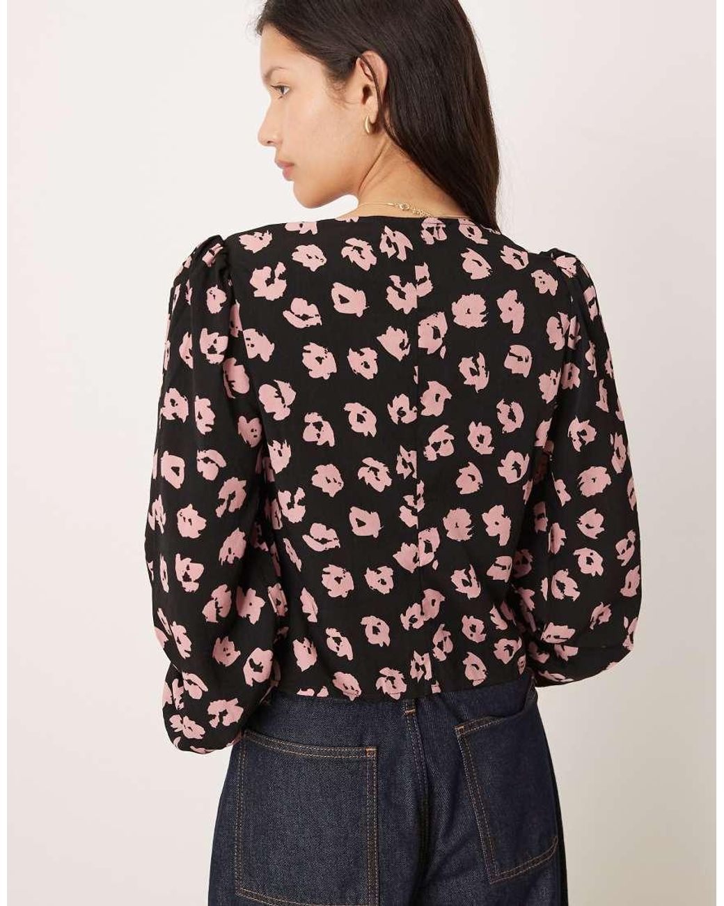 Glamorous Natural V Neck Long Sleeves Tops