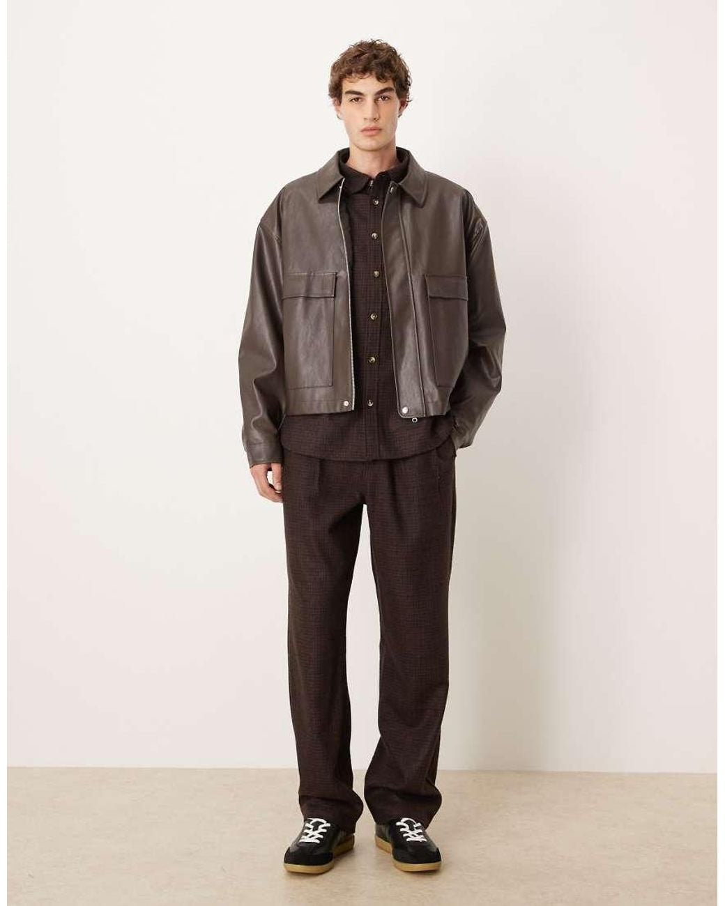 ASOS Brown baggy Pants for men