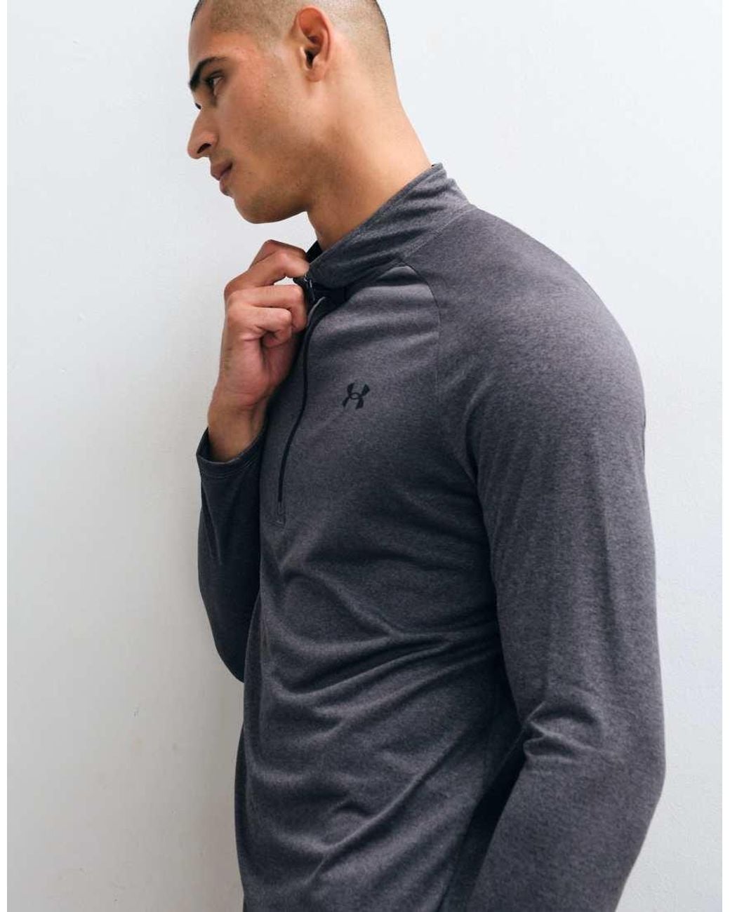 Under Armour Blue Tech 2.0 Half Zip Sweat for men