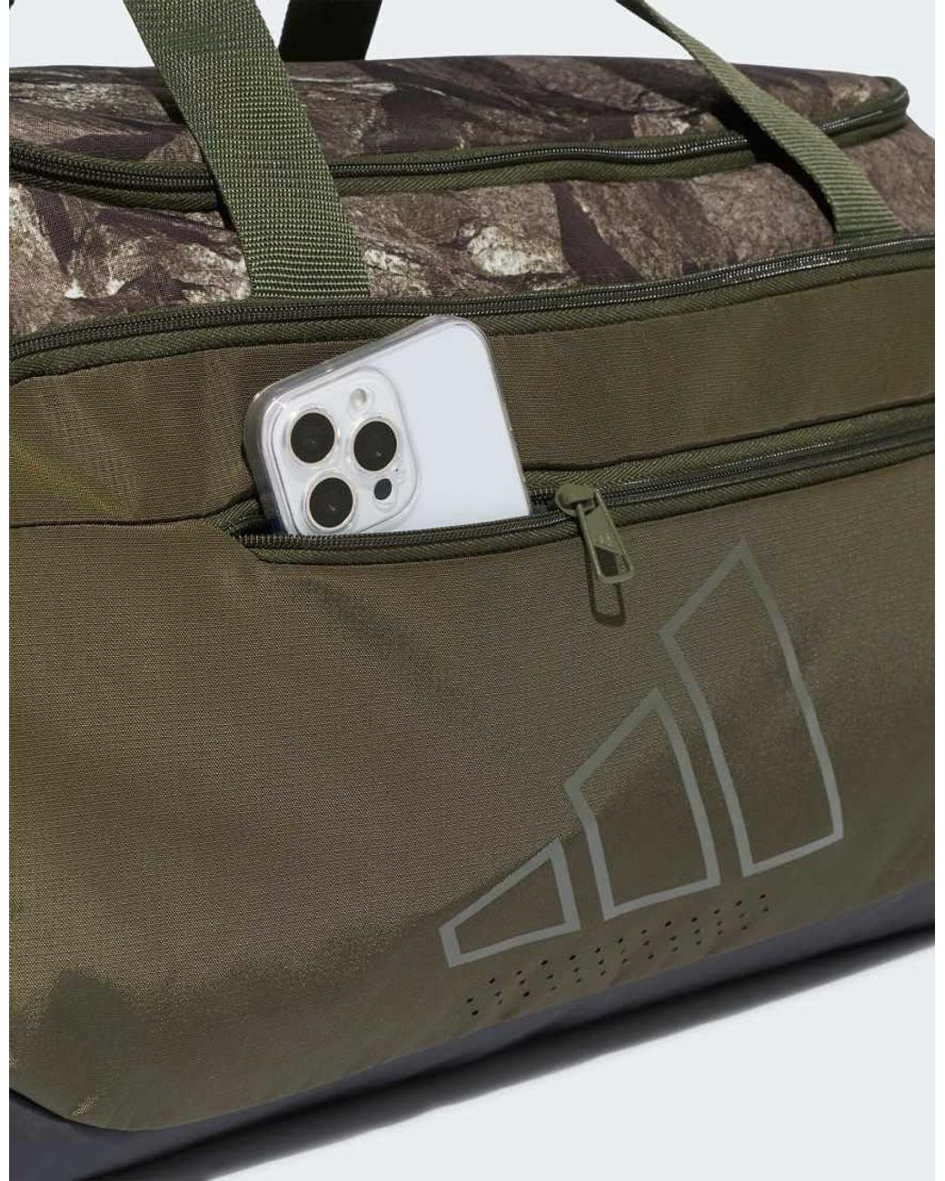 Adidas Originals Green Training Defender Graphic Duffle Bag Medium