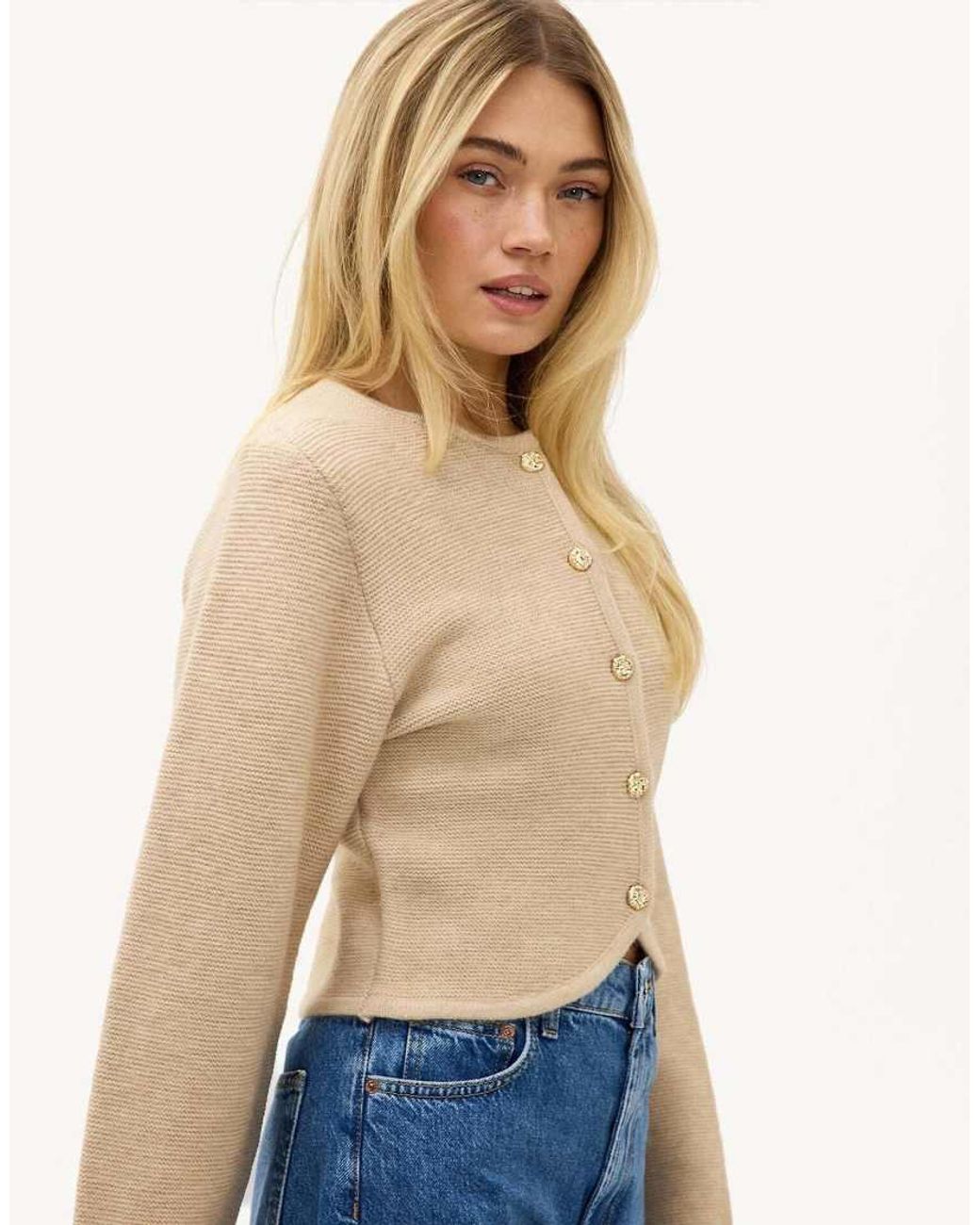 Loavies Blue Constant Thoughts Cardigan With Buttons