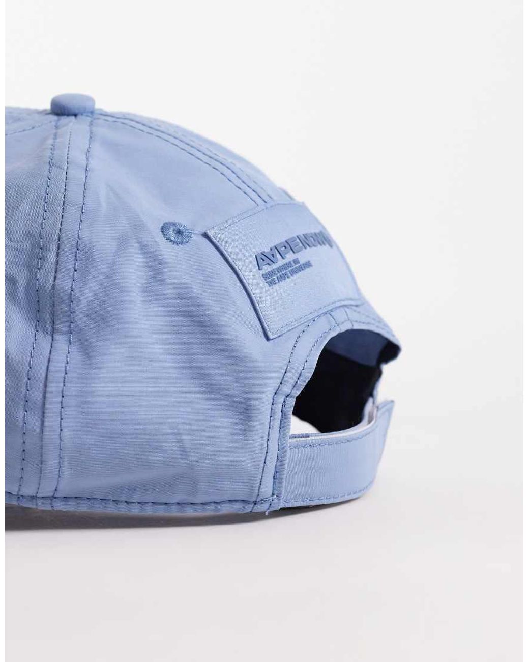 Aape By A Bathing Ape Blue Aape By A Bathing Ape Logo Baseball Cap