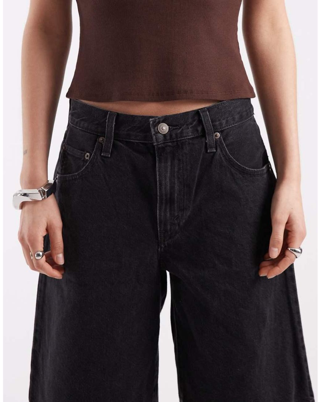 Levi's Blue Baggy Dad Denim Jort