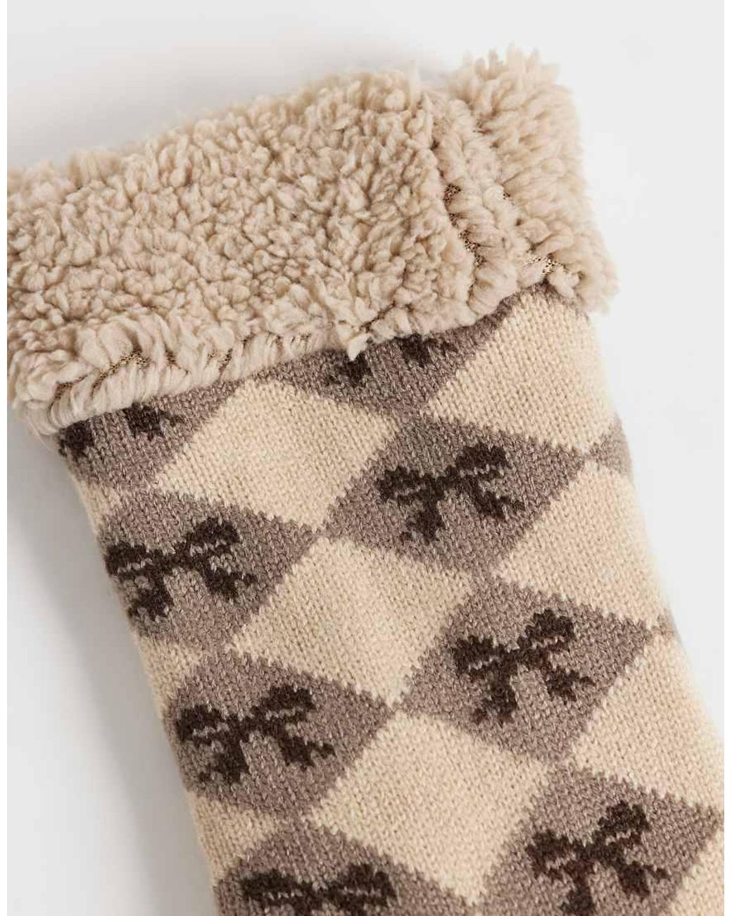 Loungeable Natural Loungable Cosy Slippers Sock
