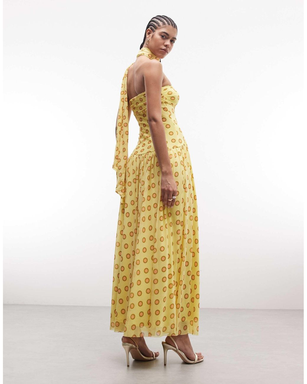 AFRM Metallic – rori – maxikleid