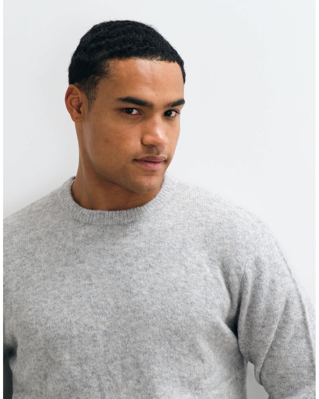 Studio pull ras Brave Soul pour homme en coloris Gray