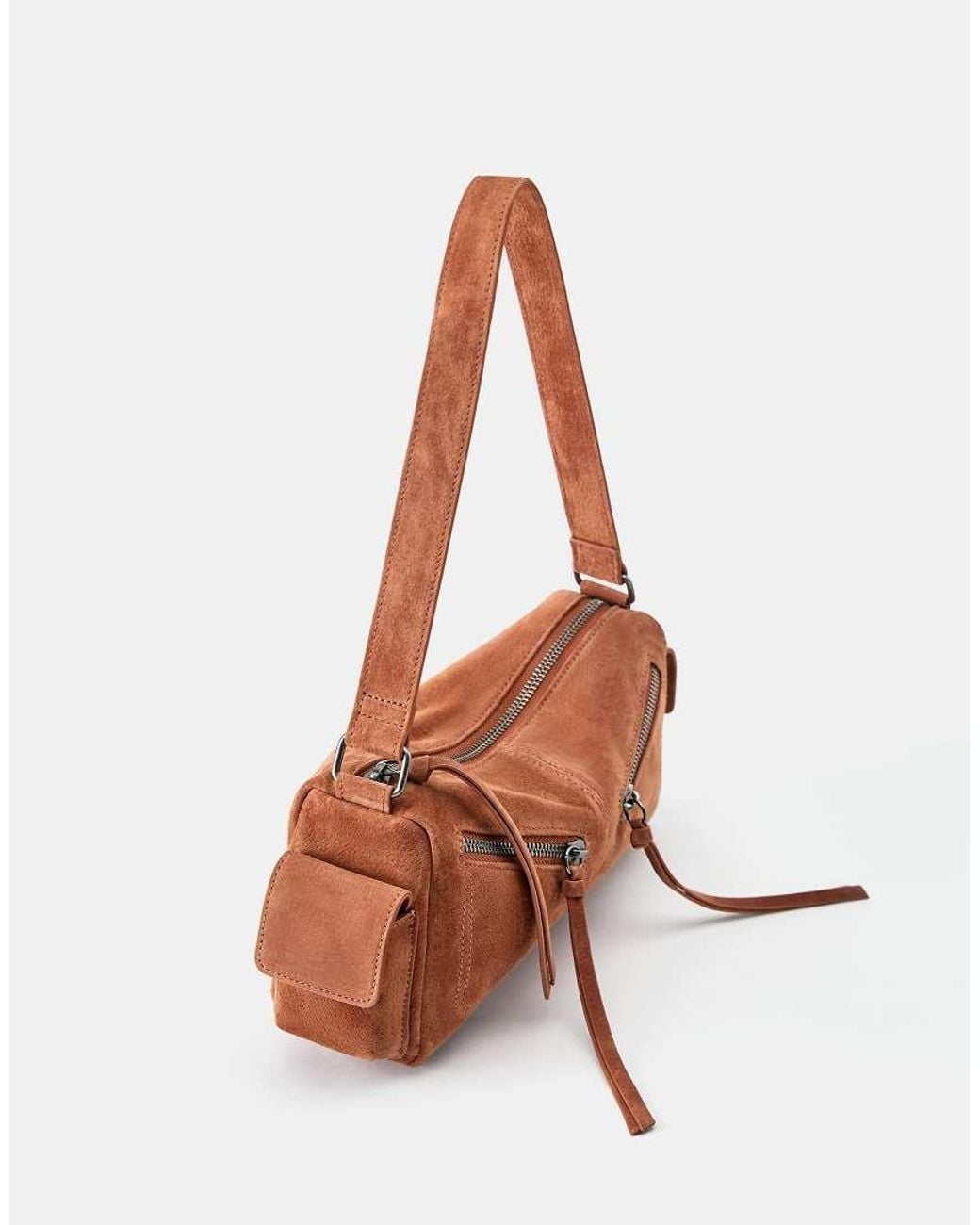 Borsa Da Spalla Multitasche di Pull&Bear in Brown