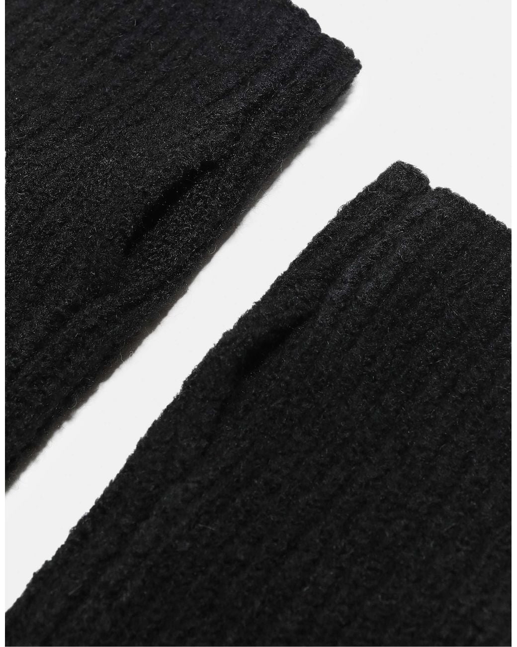 Stradivarius Black Fäustlinge