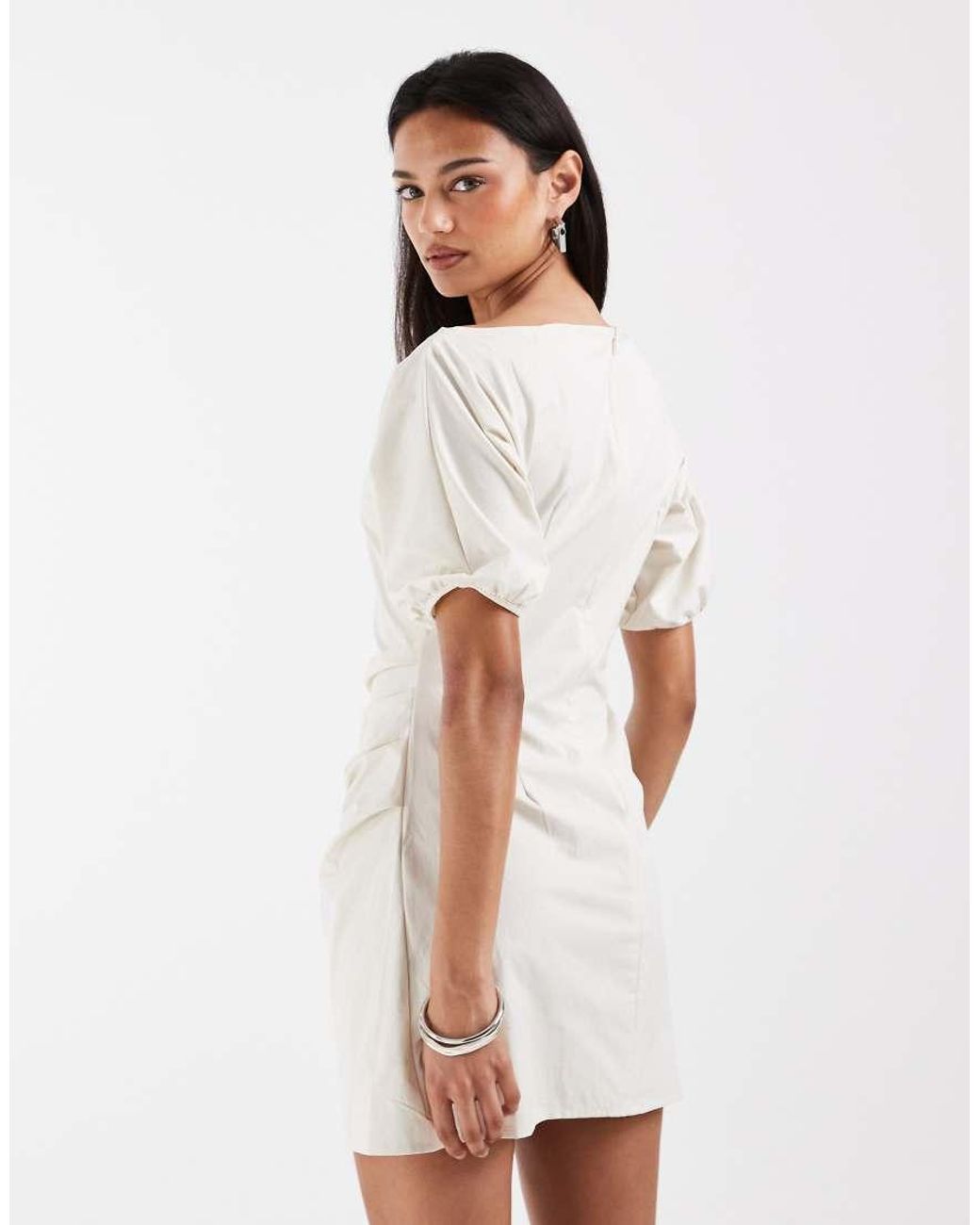 BRONZE SNAKE White Margarita Mini Dress