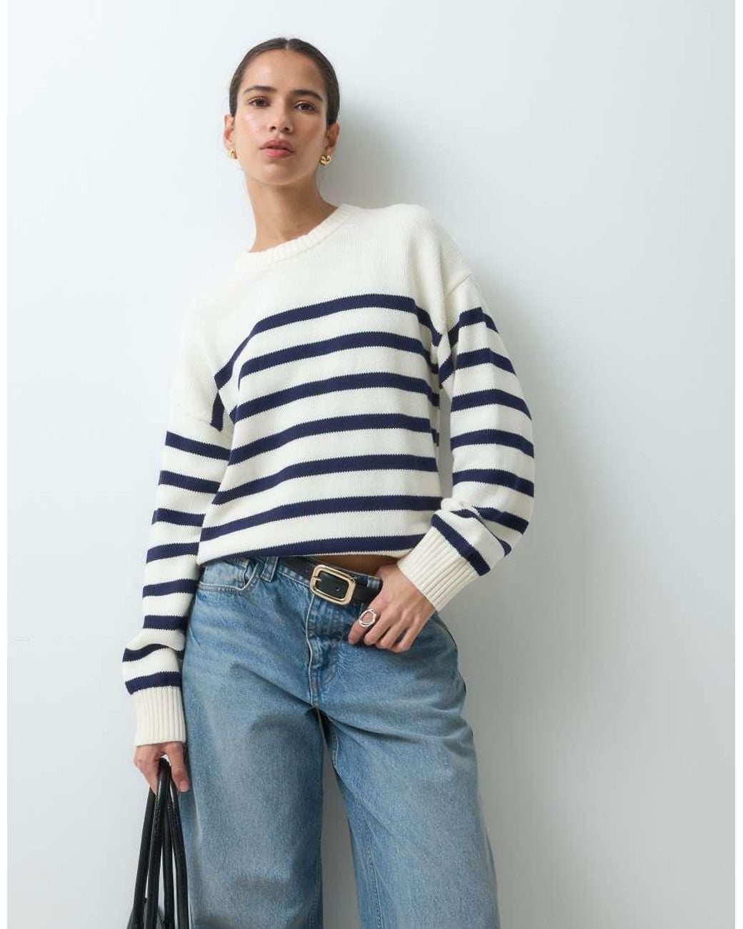 Gap Blue Oversized Knitted Jumper