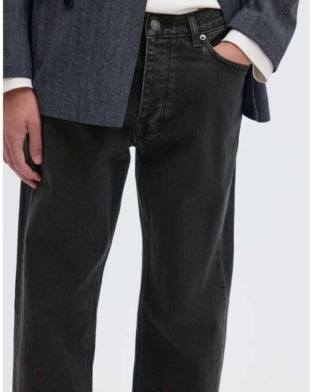 SELECTED Blue Straight Fit Jeans for men