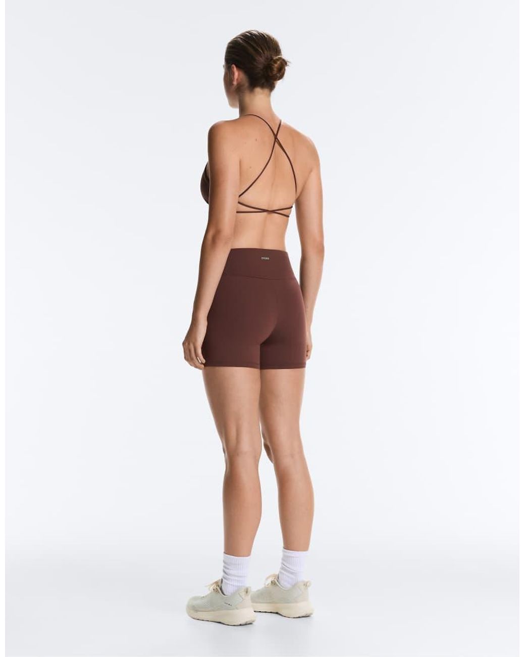 Oysho Red Comfortlux High-rise 10cm Hot Pants