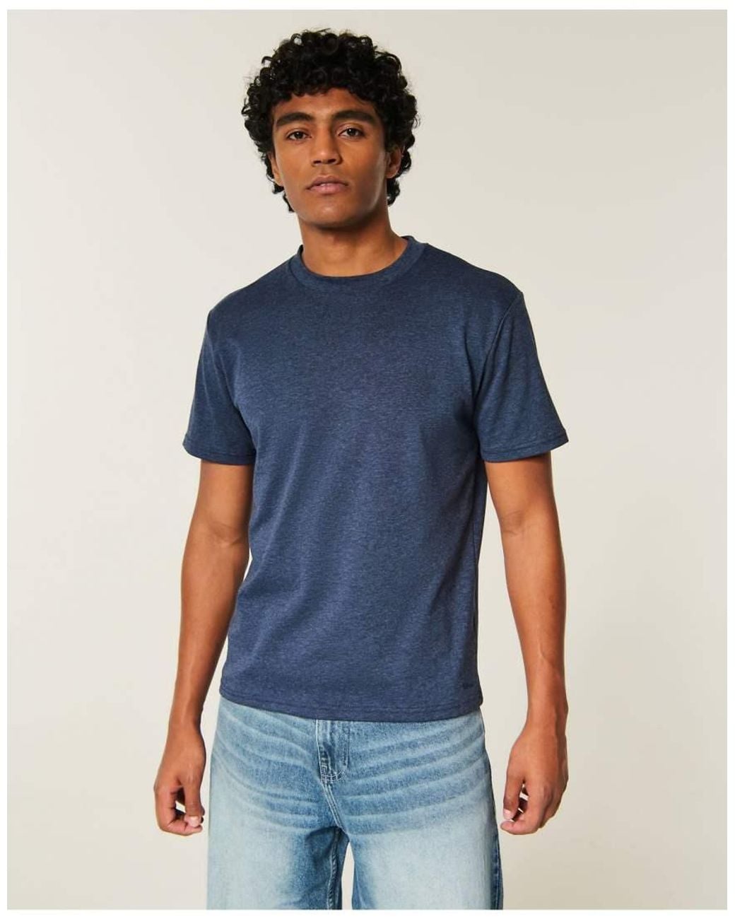 Hollister Blue Relaxed Everyday Tee for men