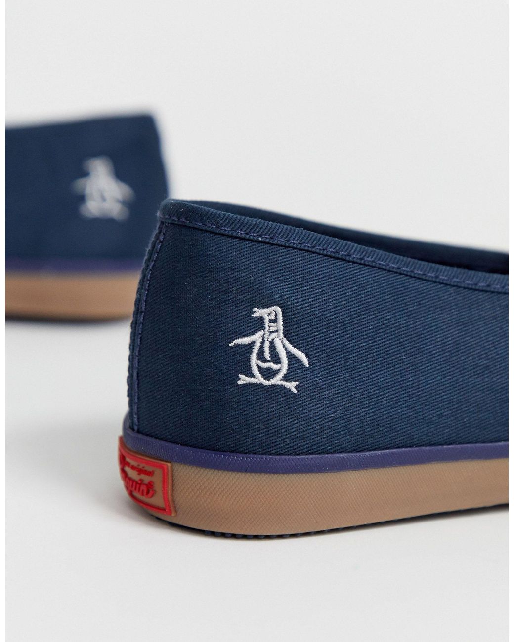 Original Penguin Canvas Plimsoll in Blue for Men | Lyst UK display picture 1