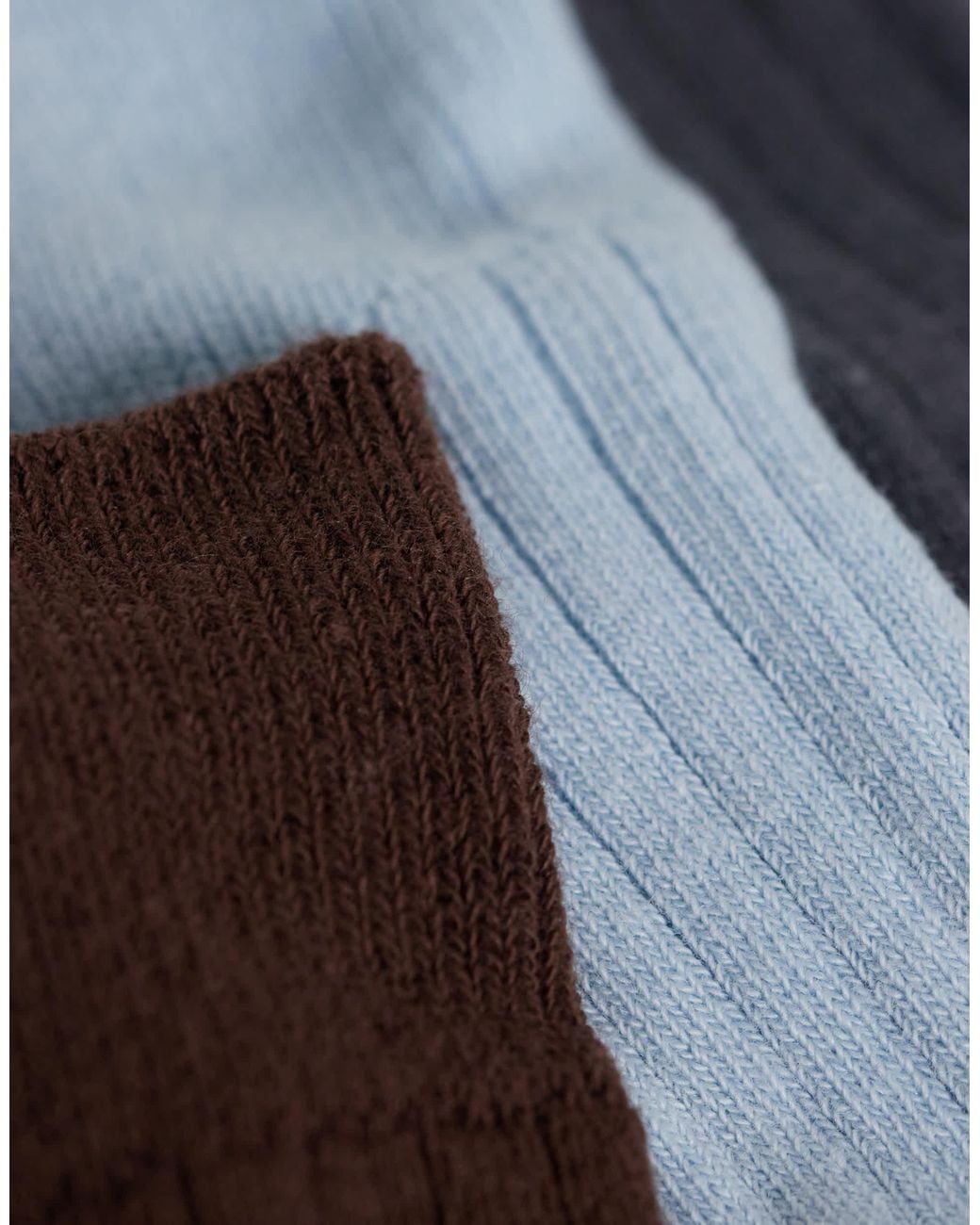 Weekday White 3-pack Rib Socks