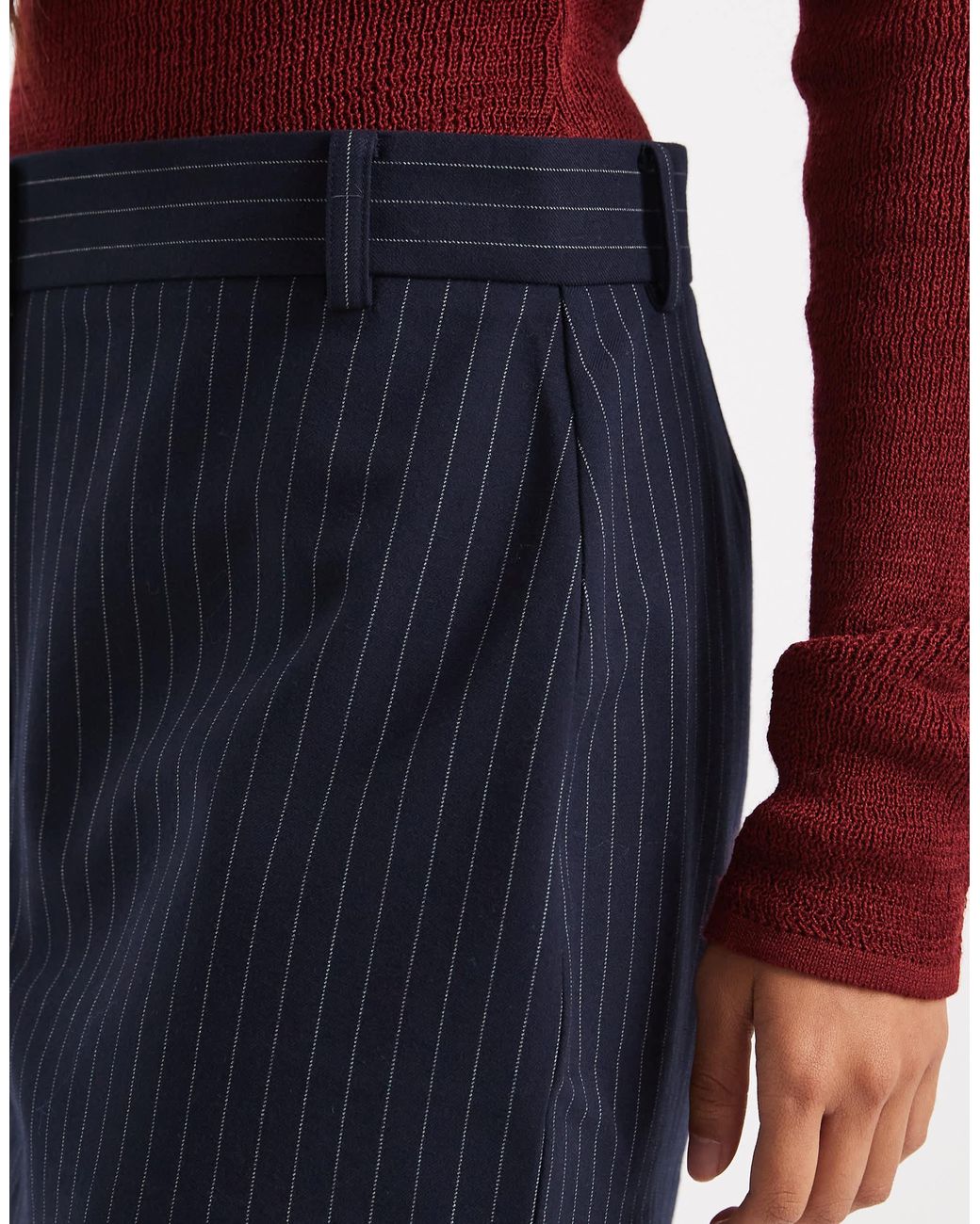 ASOS Red Micro Mini Skirt