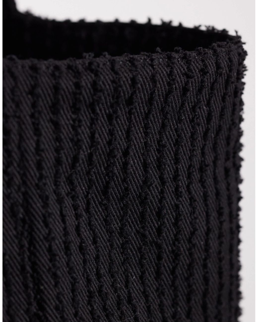 ASOS Black Textured Tote for men