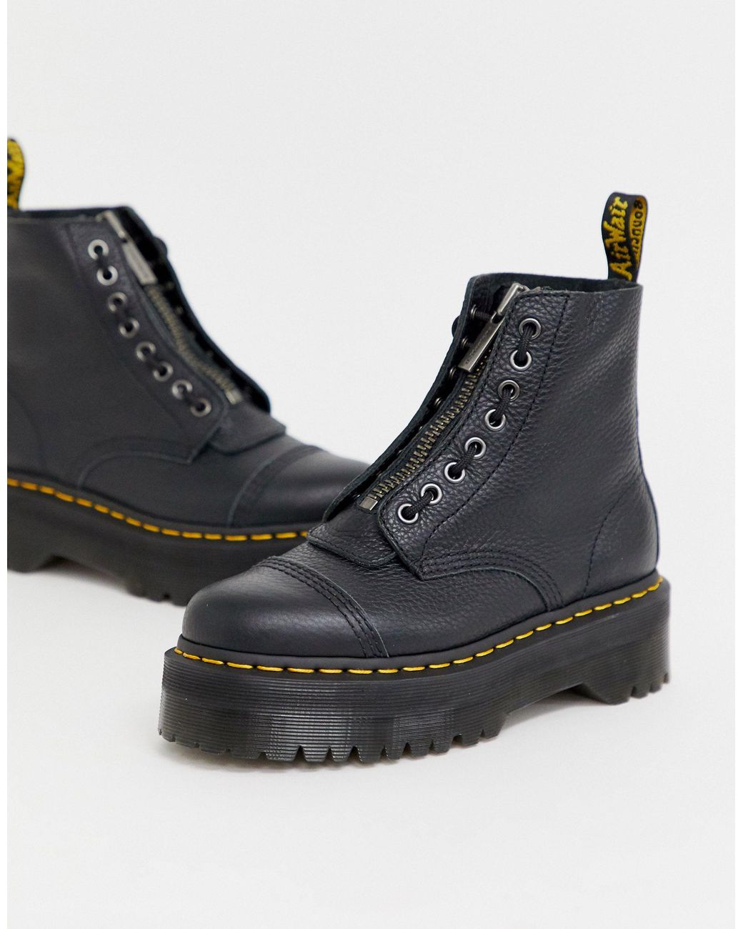 dr martens platform ankle boots