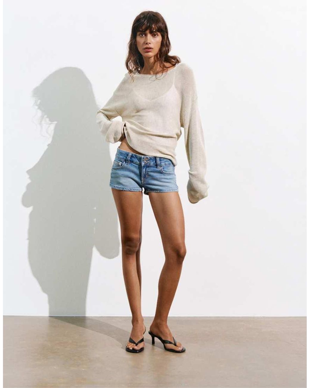 Pull&Bear Natural Rustic Jumper