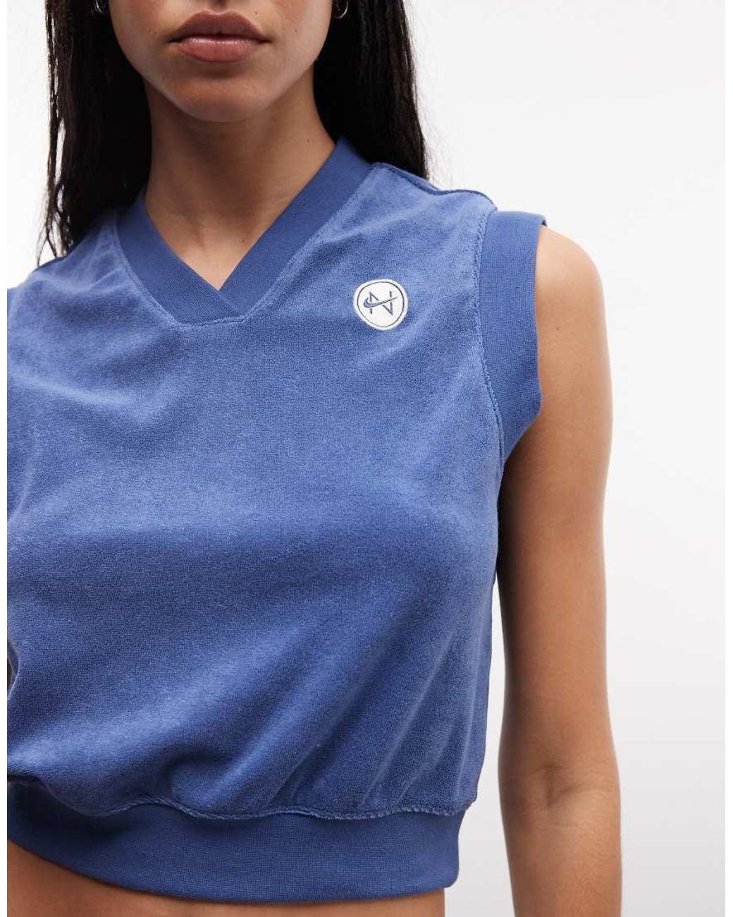 Nike Blue Chill French Terry Tank