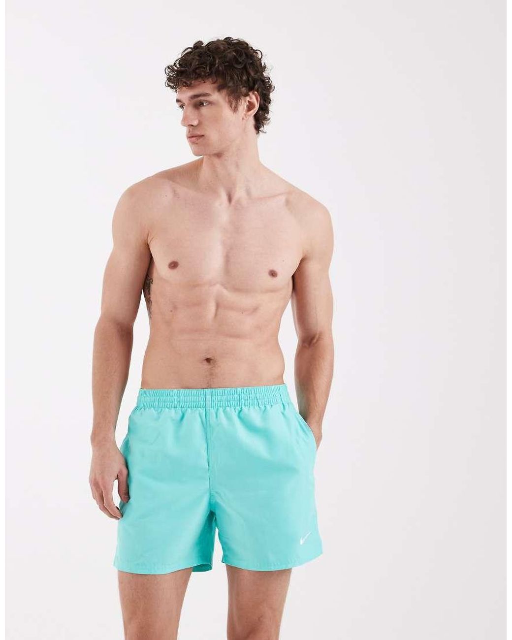 Nike Blue Nike 5 Inch Volley Swim Shorts for men