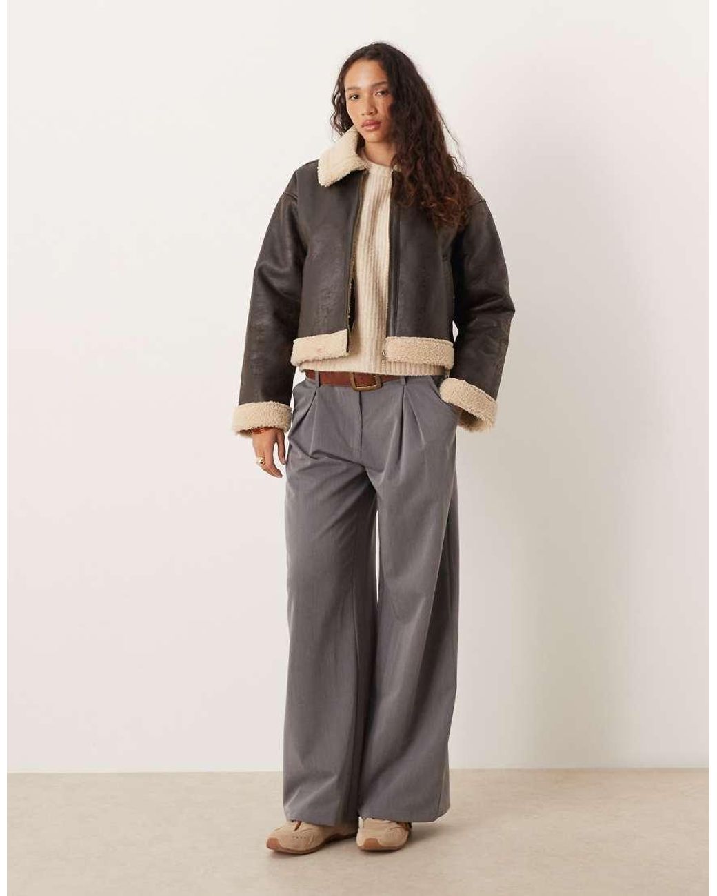 JJXX Cropped Pilotenjack in het Black