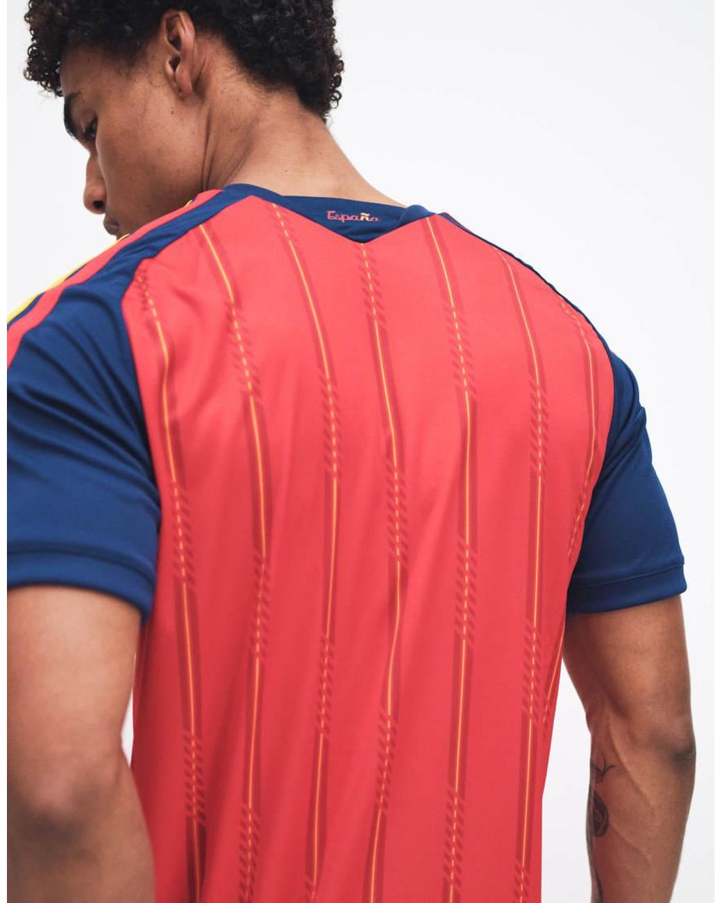 Adidas Originals Red Adidas World Cup Spain 25/26 Home Jersey for men