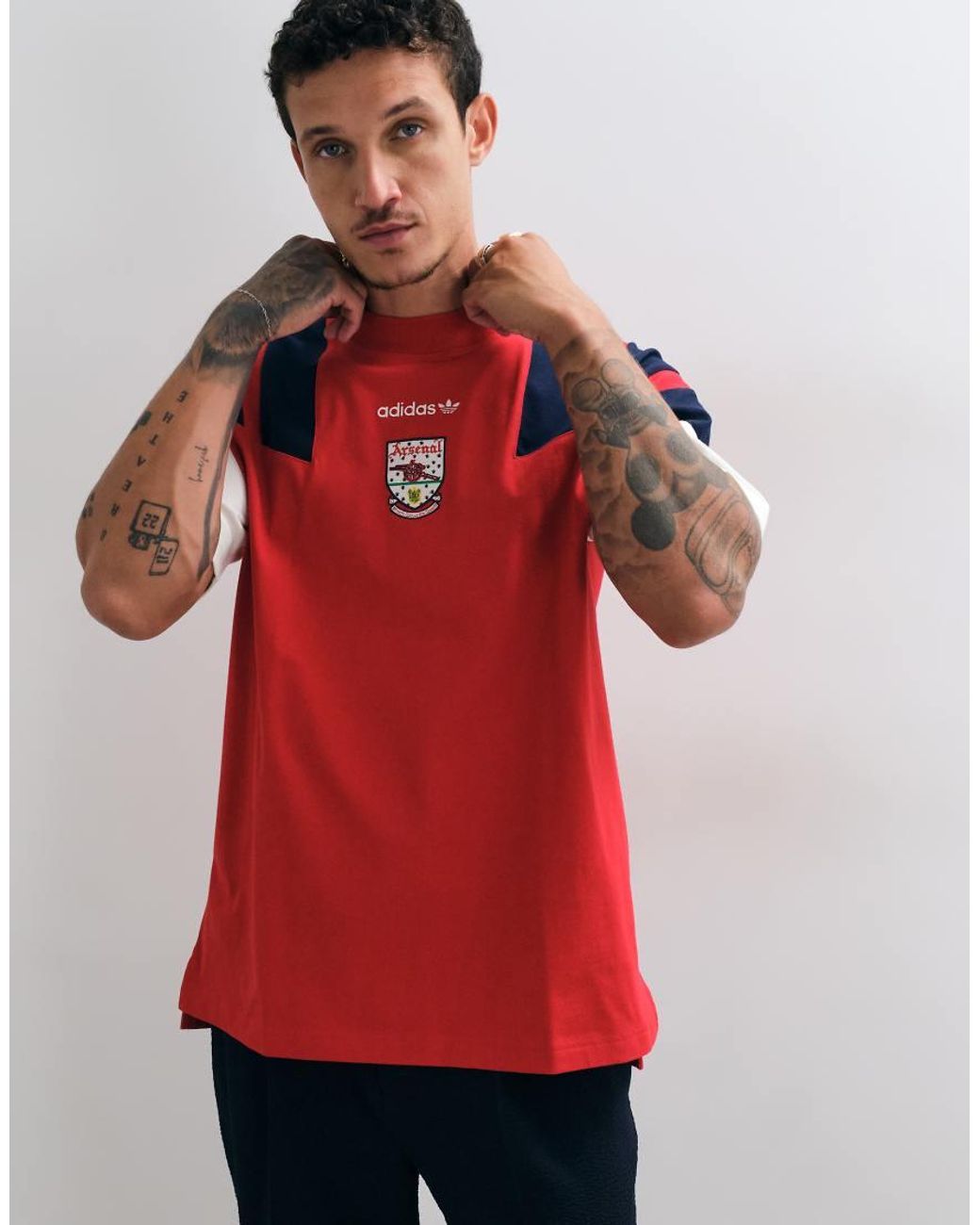 Adidas Originals Red Adidas Football Arsenal 26/27 Eqt Jersey for men