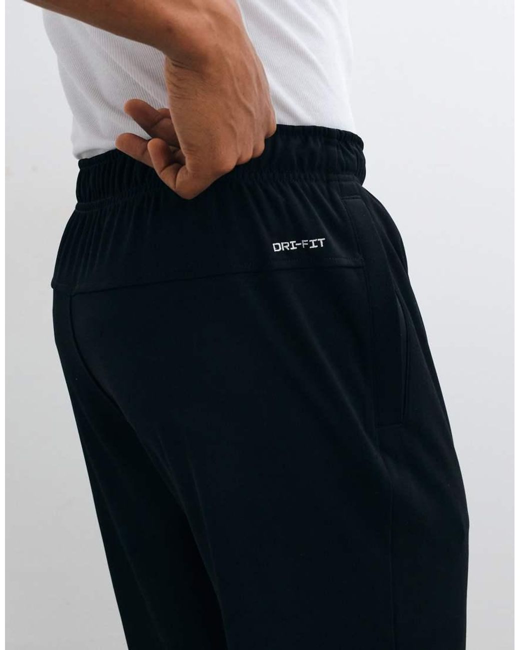 Nike White Flex Dri-fit Trousers for men
