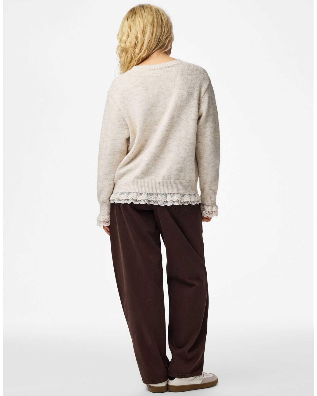 Pull - gris mouton1 Pieces en coloris Natural
