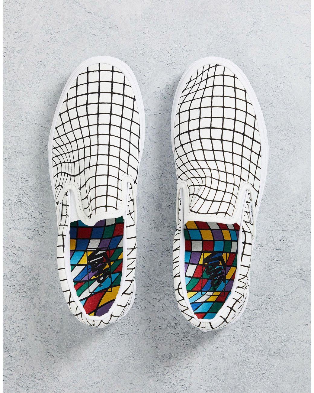Painted slip on clearance vans