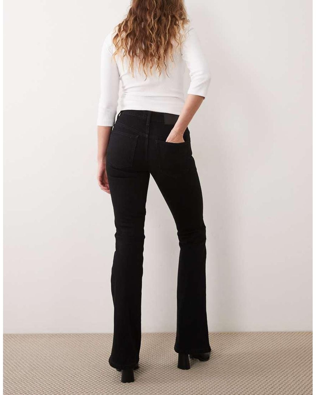 ASOS Black Bootcut Flare Jean