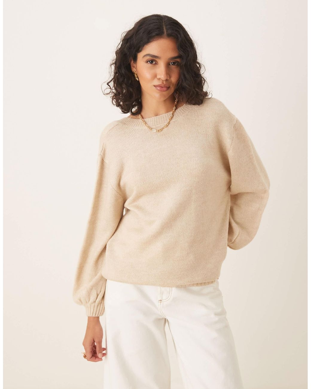 ASOS Natural – strickpullover