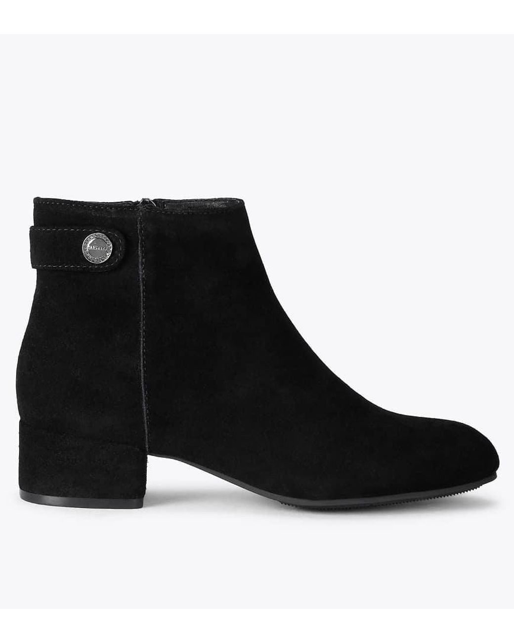 Carvela Kurt Geiger Black Gaia Ankle2 Wide Fit Low Ankle Boots