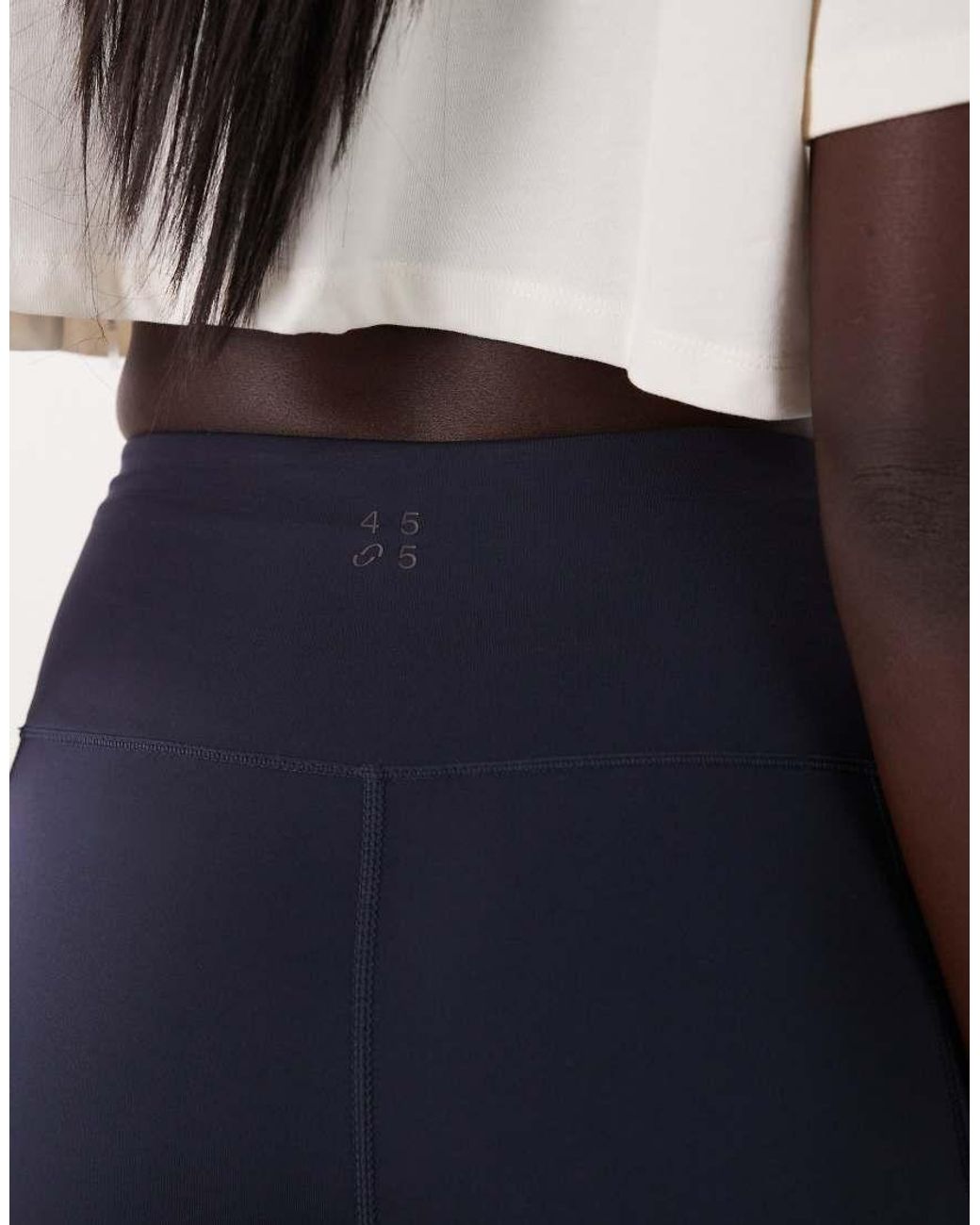 4505 Blue Tall Icon Active Tie Waist Run legging With Phone Pocket