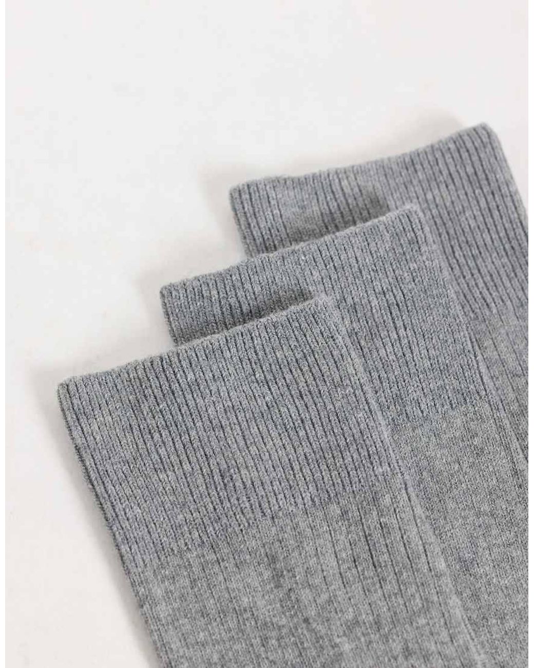 ARKET White 3 Pack Premium Ribbed Ankle Socks for men