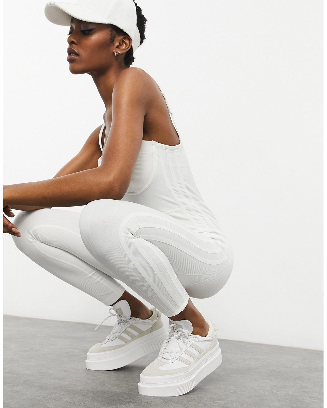 Ivy Park Adidas X Super Super Sleek 72 Trainers in White | Lyst