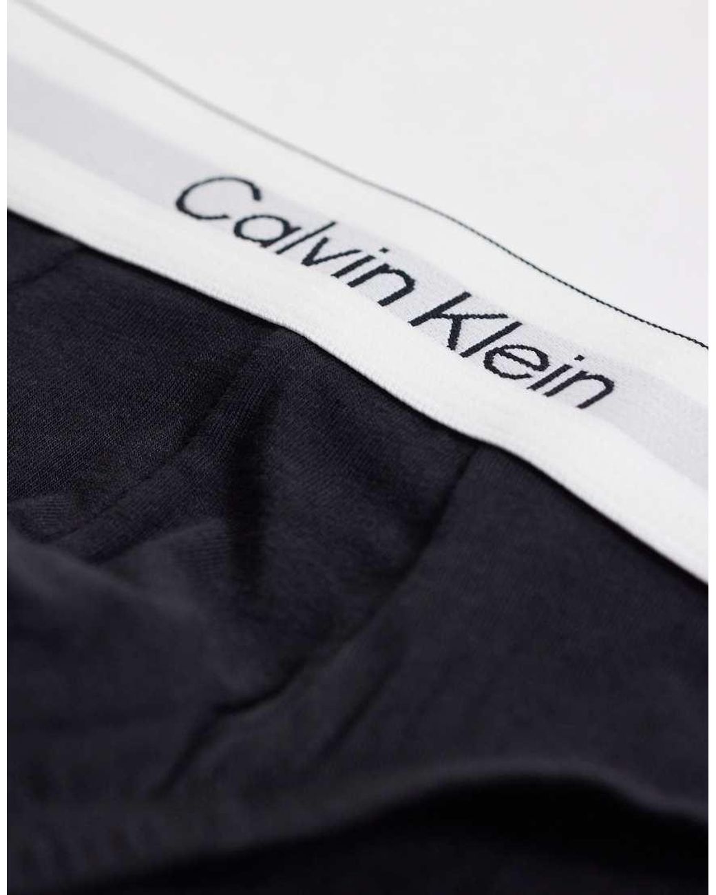 Calvin Klein White Icon Cotton Stretch 3 Pack Hipster Briefs for men