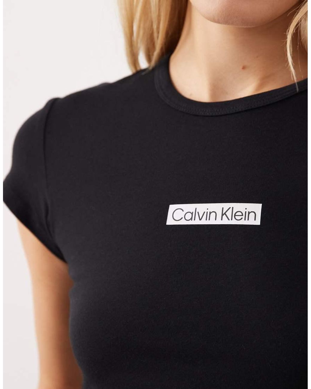 Calvin Klein Black Institutional Baby Tee