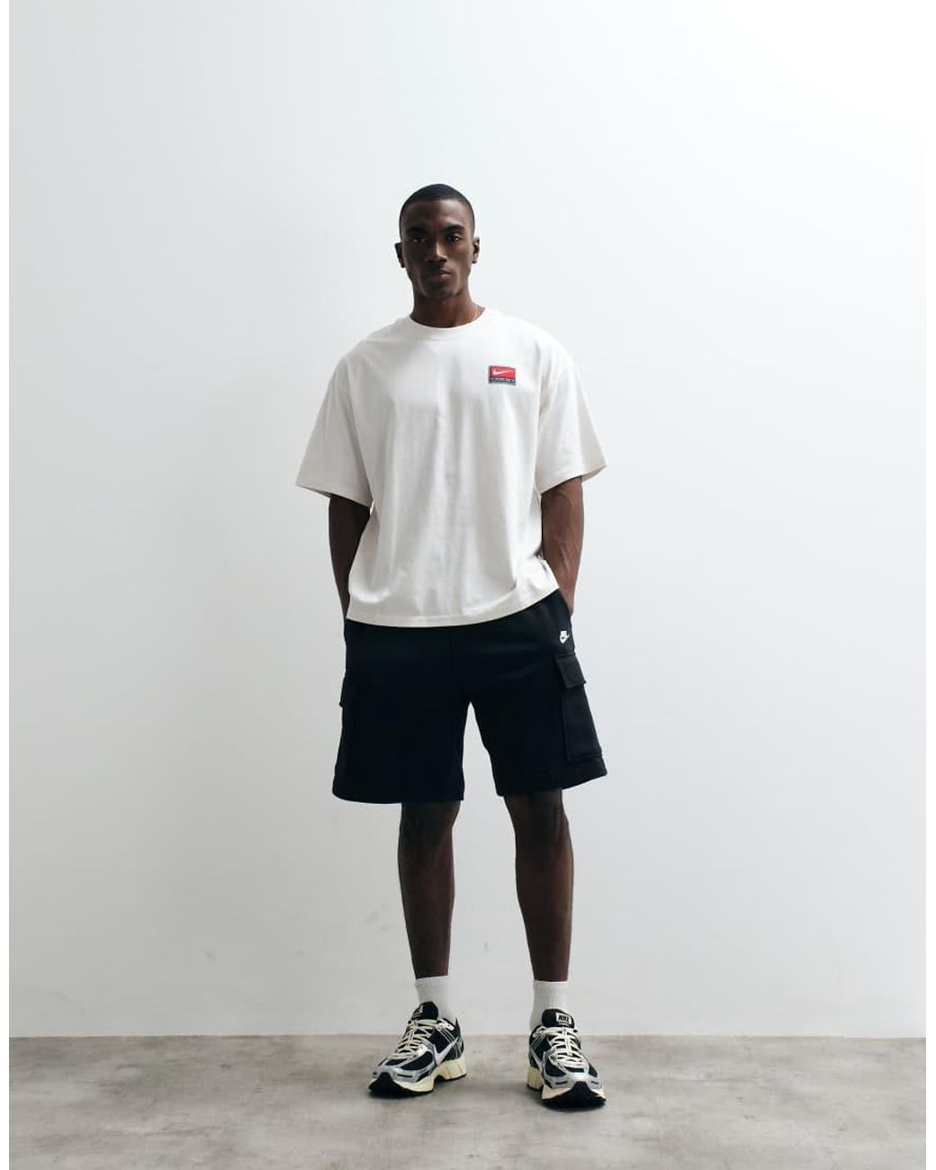 Nike White Boxy T-shirt for men