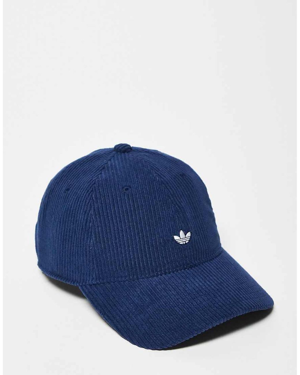 Adidas Originals Blue Corduroy Baseball Cap