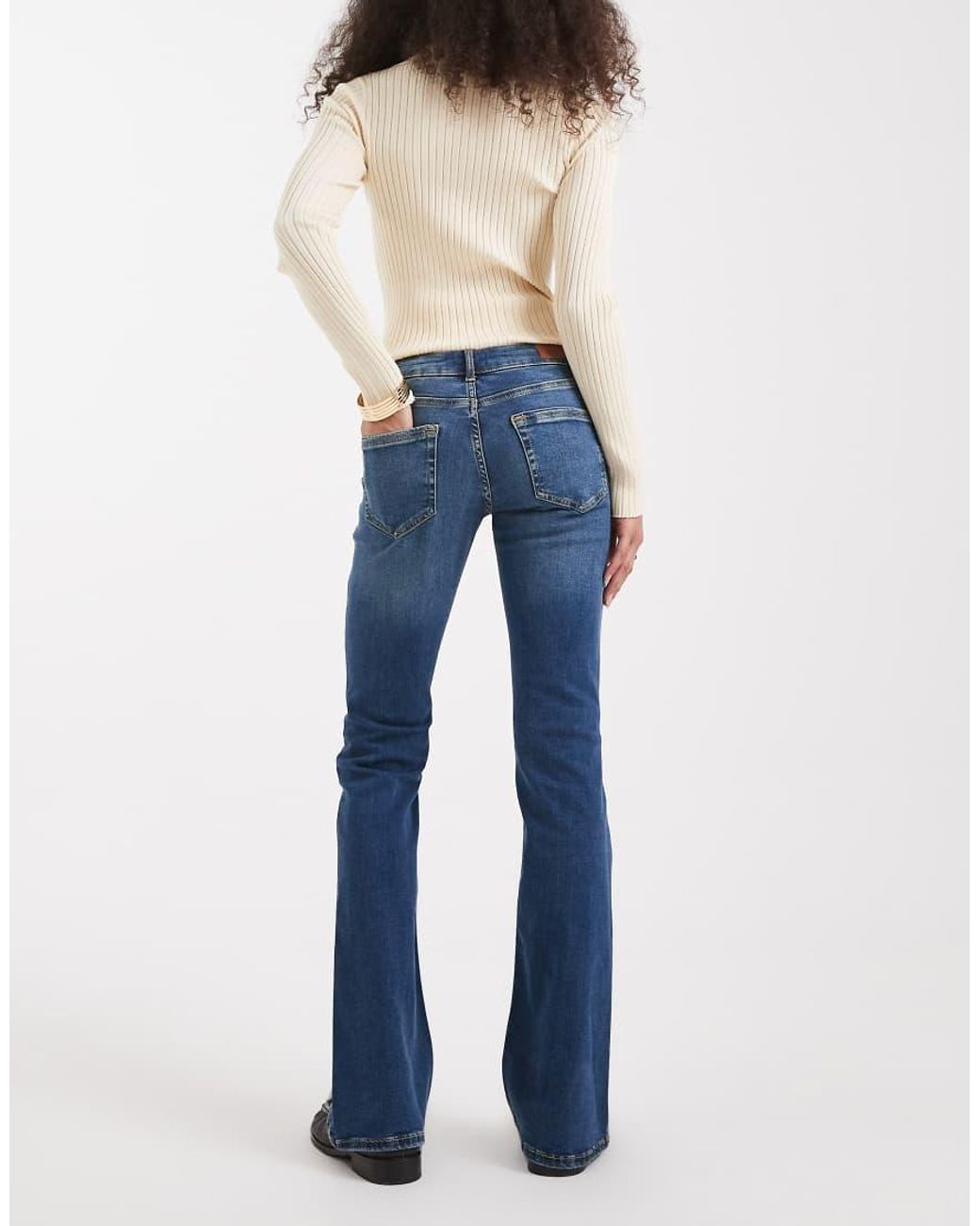 ONLY Blue Blush Flare Jeans