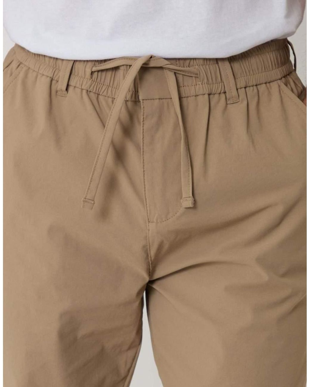 Threadbare White Slim Fit Stretch Trousers for men