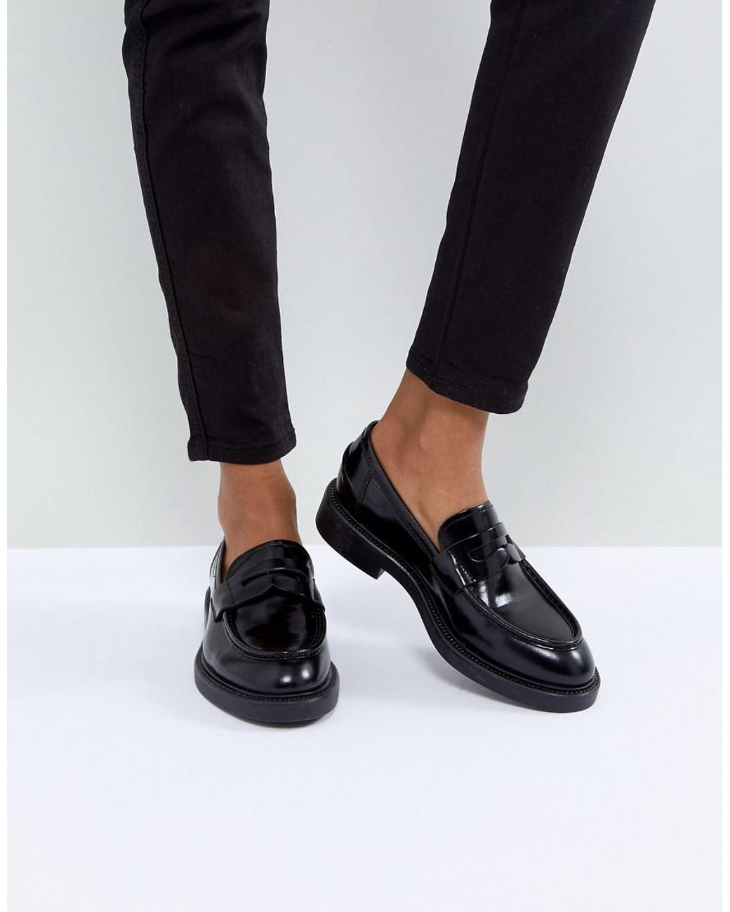 Vagabond Shoemakers Alex Leather Loafer in Black | Lyst