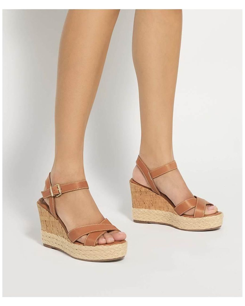 Dune Metallic Kindest Wedged Heels