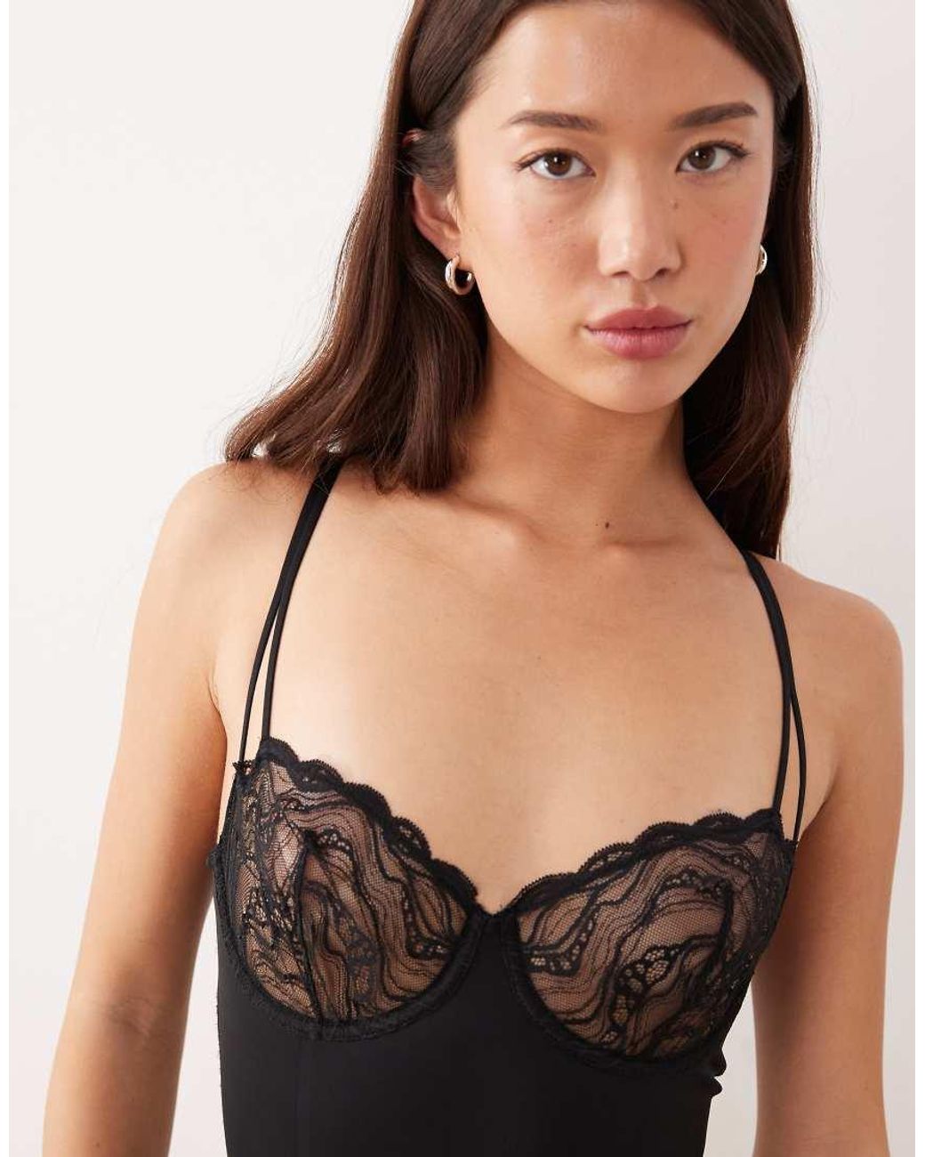 Calvin Klein Black Shapewear Sensual Stretch Lace Body