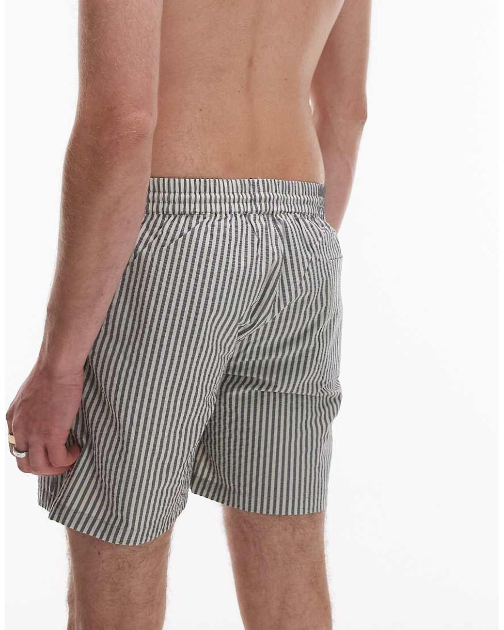 AllSaints White Warden Str Swimshort for men