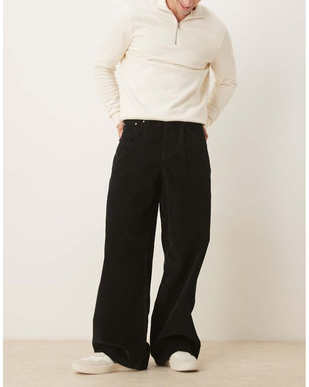 ASOS Black Loose Trousers for men