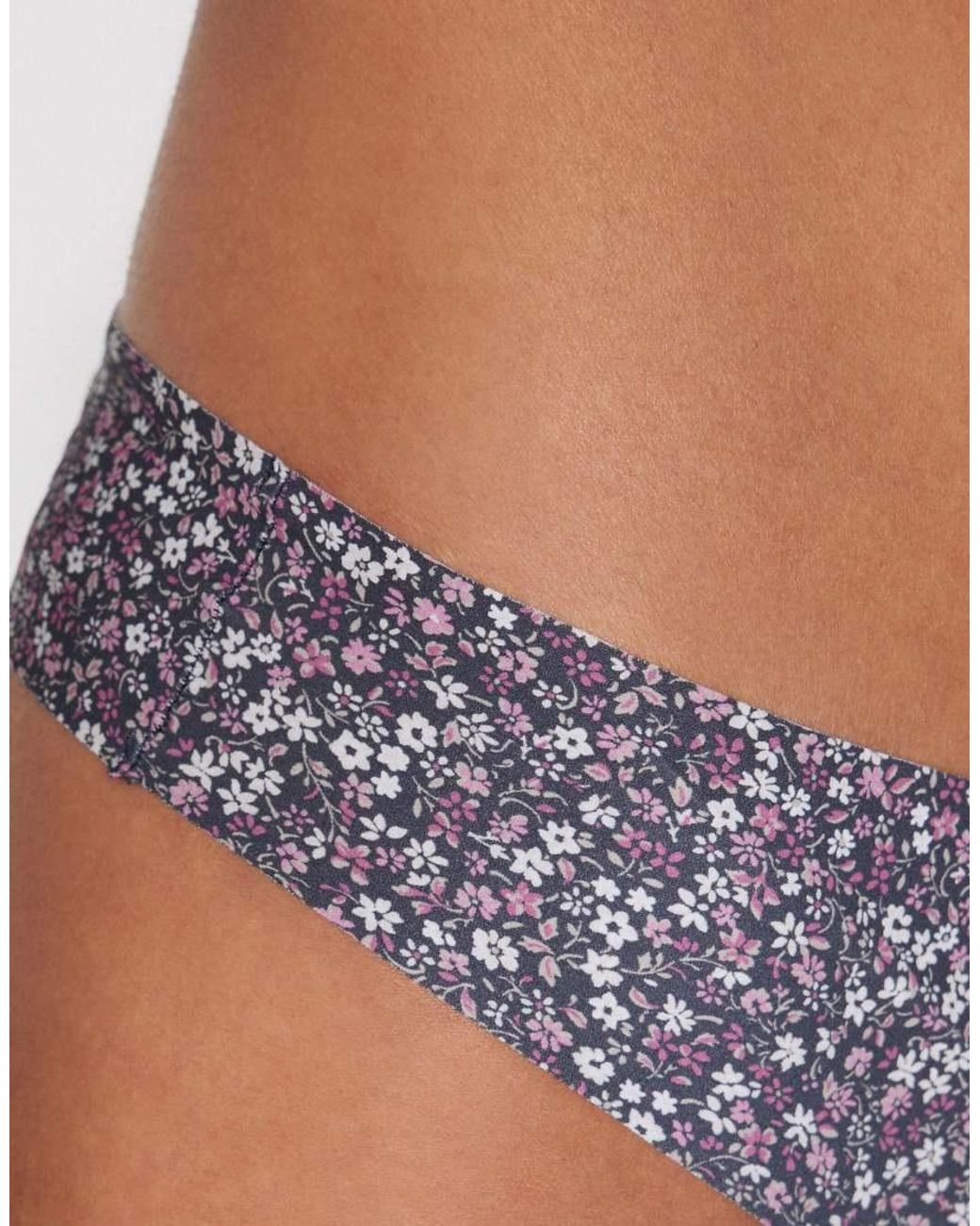 Tezenis Blue Laser-Cut Microfibre Brazilian Briefs