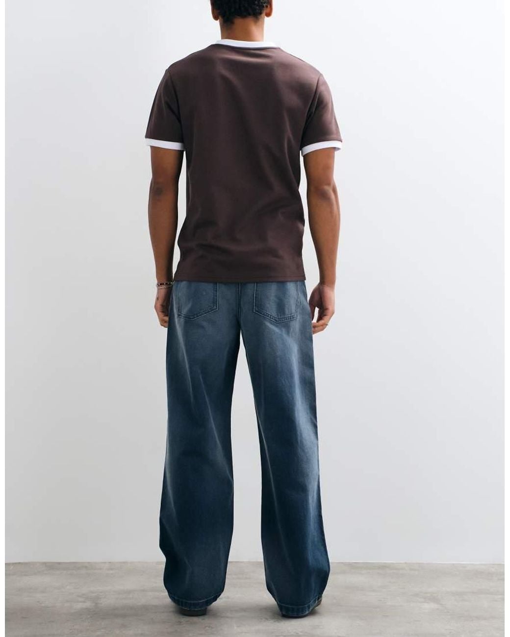 ASOS Blue baggy Jeans for men